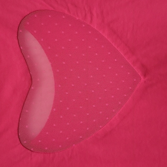 SO Pink Sleeveless Dress with Pink Lace Heart on the Back - Picture 4 of 5